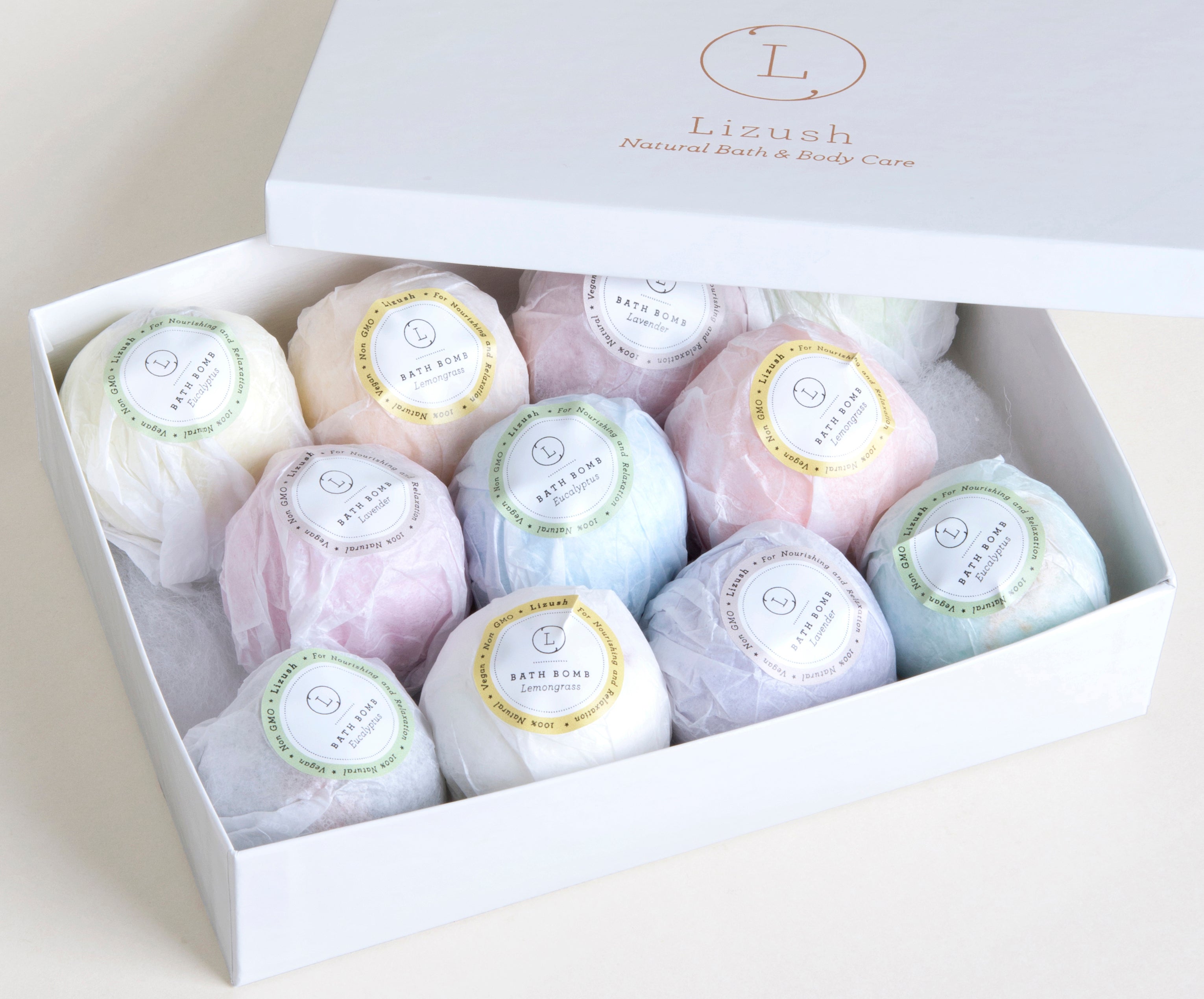 11 Bath Bombs Gift Box +  one Free Bomb to make 12 !!-3